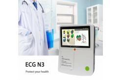 China Multi Language 3 Channels Medical ECG Machine Including 80mmx20m Thermal Paper supplier