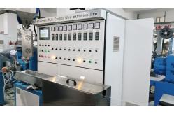 China Network Cable Making Machine 50+35 PLC Control Wire Extrusion Line supplier