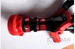 China Automatic 4 Position High Pressure Fire Hose Nozzles Fire Pistol Adjustable Flow Rate supplier