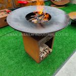 CE Wood Fuel Steel BBQ Grill Outdoor Barbecue Grill 500*500*1000mm for sale