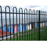 Hairpin Heavy Duty Wire Mesh Fence Panels Hoop Top / Bow Top Railings Steel Materials for sale