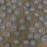 Flower Belt Buckle Hardware Nickle Free 35mm Metal Alloy With Plastic And Resin for sale