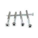 SS304 T25 Knuring Type17 Flat Wood Screws Torx Deck Screw With 6 Nibs for sale