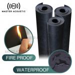 Fire Resistant Mass Loaded Vinyl Black MLV Soundproofing Material Customized for sale