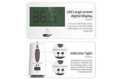 China LCD 1300ml Forehead Thermometer Hand Sanitizer Refillable supplier