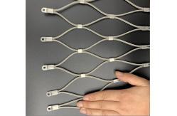 China Flexible Durable Stainless Steel Rope Mesh For Bridge Railings And Safety Fence supplier