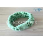 Green Color Microfiber Towel Fabric Chasp Hair Band For Bath Or Washing Face Using for sale