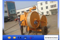 China 1200MM Tension Wheel Hydraulic Puller Tensioner For Driving Hydraulic Reel Stand supplier