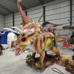 Bespoken  Amusement Park Eyes Blinking Dinosaur Triceratops Model
