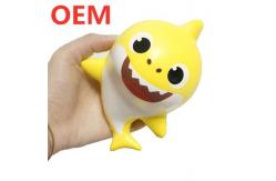 China Customized Shark PU Foam Squishy Toy custom your own design toy supplier