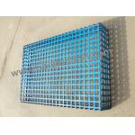 Square Hole Blue Perforated Metal Mesh Galvanized Steel Plate for sale