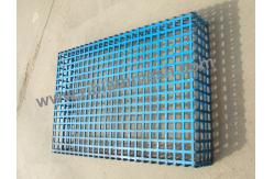 China Square Hole Blue Perforated Metal Mesh Galvanized Steel Plate supplier