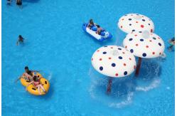 China Aqua Game Park Playground Water Splash Pad Rain Mushroom for Kids supplier