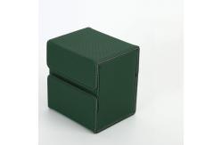 China PU Magic Pokemon Tcg deck card box 100+ Durable Collectible With Dice Tray supplier