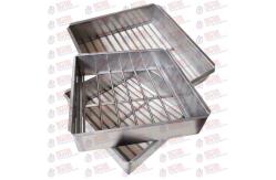 China EN 933-3 UNI 8520-18 Aggregate Testing Equipment Bar Sieves 271x271x75mm supplier