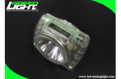China USB Rechargeable Coal Miner Headlight 232lum High Beam Lightweight ABS Shell supplier