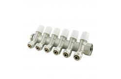 China Easy Installation Brass Pex Plumbing Manifold Heating System Brass Manifolds supplier
