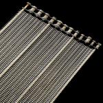 Stainless Steel 0.3m Width Flat Wire Mesh Belt Ss304 Ss316 for sale