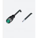 P+F Female Cordset V1-G-BK10M-PUR-R1 M12 Straight Female Cordset for sale