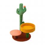 Flannel Sisal Indoor / Garden Cat Climbing Frame  Flower Cat Tree Cactus for sale