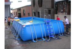 China Hiqh Quality Durable Kids Inflatable Pool with Metal Structure supplier