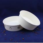 disposable craft  paper salad bowl with printed paper cup  and  pet lid