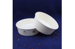 China disposable craft  paper salad bowl with printed paper cup  and  pet lid supplier