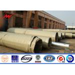 8M Height 11M Width Roadway Driveway Traffic Light Pole Galvanised Steel Pole