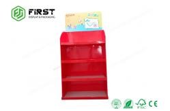 China Four Layers Damp Proof Cardboard Retail Display Stands For Advertising supplier