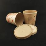 250ml 8 Oz Paper Soup Bowls Recyclable Takeaway Heat Resistant Cups