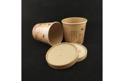 China 250ml 8 Oz Paper Soup Bowls Recyclable Takeaway Heat Resistant Cups supplier