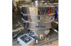 China Ultra Quiet 1 - 5 Layer Ultrasonic Vibrating Screen Machine For Food Processing supplier