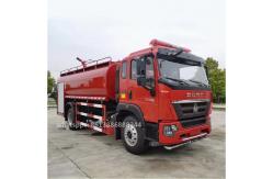 China H OWO   4X2   Double Row 12000 Liters   Fire  Fighting Truck   Fire Appliance supplier