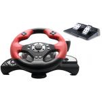 Big 2 Axis 12 Button P3 / P2 Steering Wheel And Pedals With Auto Centering for sale