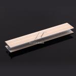 Bright Wood Grain 6063 For Flexibly Cabinet/ Kitchen Aluminum Extrusted Profile for sale