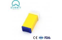 China Sterile Safety Lancet with One Hand Operation, 26G 1.8mm, Yellow, 100 Pieces supplier