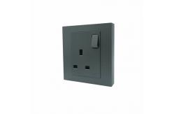China 13 Amp British Standard Power Socket PC Black / Champagne / Grey supplier