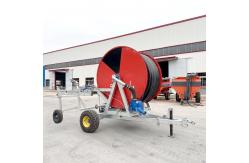 China Agriculture Travelling Farm Irrigation Hose Reel With Rain Gun Sprinkler supplier
