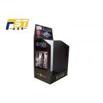 Custom Color Wine Cardboard Dump Bins , Reuseable Cardboard Recycling Containers for sale