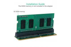China EMI 1.2VDC Electronics Computers Accessories 260P DDR4 SO DIMM Adapter supplier