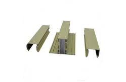 China OEM Drawing Beige T3 T8 Aluminum Window Profiles supplier
