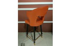 China Moisture Proof Anti Rust 75cm Wrought Iron Bar Stools supplier