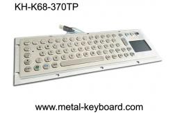 China Water Proof Industrial Computer Keyboard / Metal SS Panel Mount Keyboard with Touchpad supplier