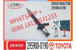 China High Quality Common Rail Fuel Injector 295900-0190  23670-30170 supplier