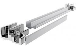 China Commercial Aluminum Glass Door Frame Easy Processing And Installation supplier