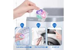 China 3in1 Laundry Capsules Exclusive Design Beads Fragrance Liquid Washing Laundry Detergent Capsules Pods supplier