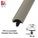 Anti Collision Co-Extruded Wooden Door Seal Strip D Shape Rubber Sealing Strips Weatherstripping for sale