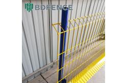 China Q235 Steel Mesh Edge Protection Fencing With Toeboard For Building supplier