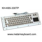 Stainless Steel Ruggedized Industrial Metal Keyboard Vandal Resistant for sale