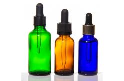 China Empty Amber 2oz Dropper Bottles Tincture For Essential Oil supplier